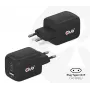 CLUB3D CAC-1913 kelioninis 65W PPS GAN technologijos įkroviklis su 3 prievadais (2x USB-C + USB-A), PD 3.0