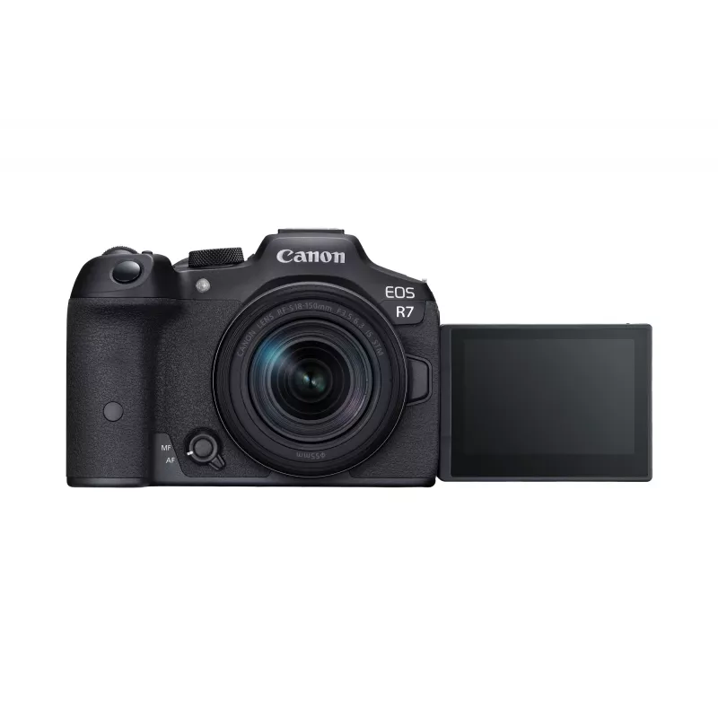 Veidrodinis fotoaparatas Canon EOS R7 su objektyvu RF-S 18-150mm, 32,5 MP CMOS, 4K, 0,53 kg
