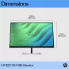 Monitorius HP E27 G5 FHD, 68,6 cm (27 colių), 1920 x 1080 pikselių, Full HD, LCD, 5 ms, Juodas