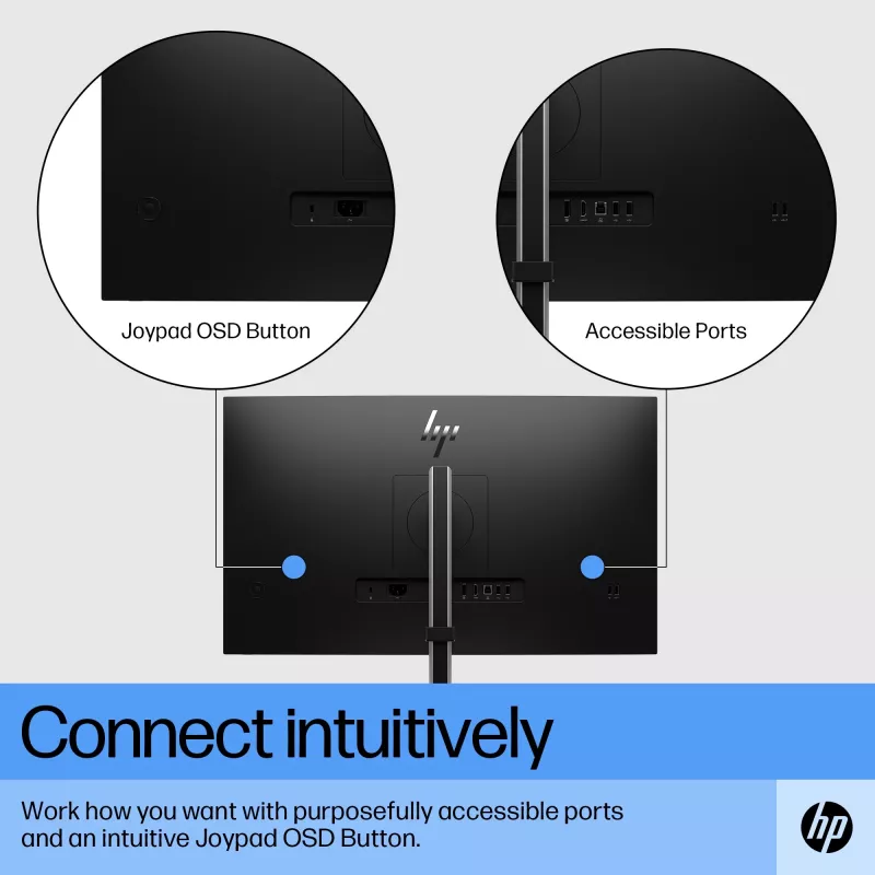 Monitorius HP E27 G5 FHD, 68,6 cm (27 colių), 1920 x 1080 pikselių, Full HD, LCD, 5 ms, Juodas