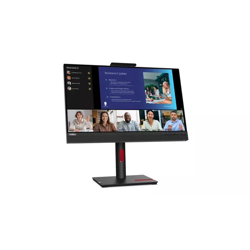 Lenovo ThinkVision T24v-30 monitor 60,5 cm (23,8 colio) 1920 x 1080 pikselių Full HD LED juodas