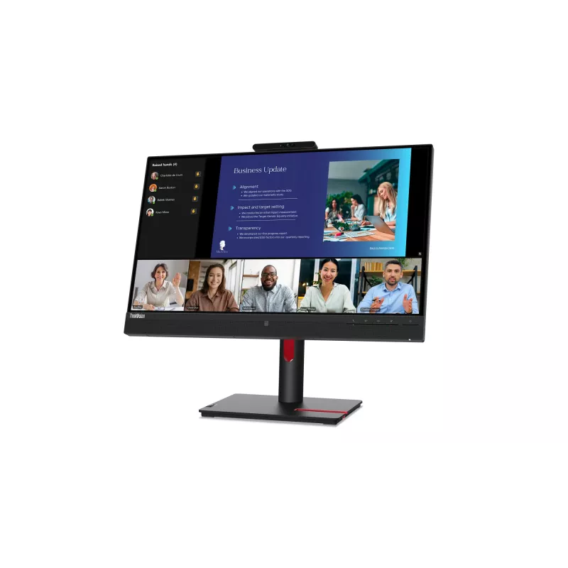 Lenovo ThinkVision T24v-30 monitor 60,5 cm (23,8 colio) 1920 x 1080 pikselių Full HD LED juodas