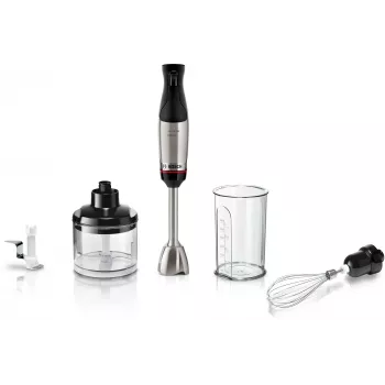 Bosch Serie 6 MSM6M622 virtuvinis smulkintuvas su šildymu 0,6 L 1000 W juodas, nerūdijantis plienas