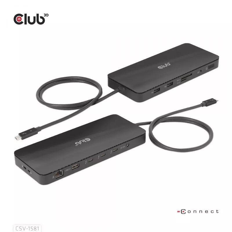 Docking stotelė CLUB3D Thunderbolt 4 sertifikuota 11-in-1 140W