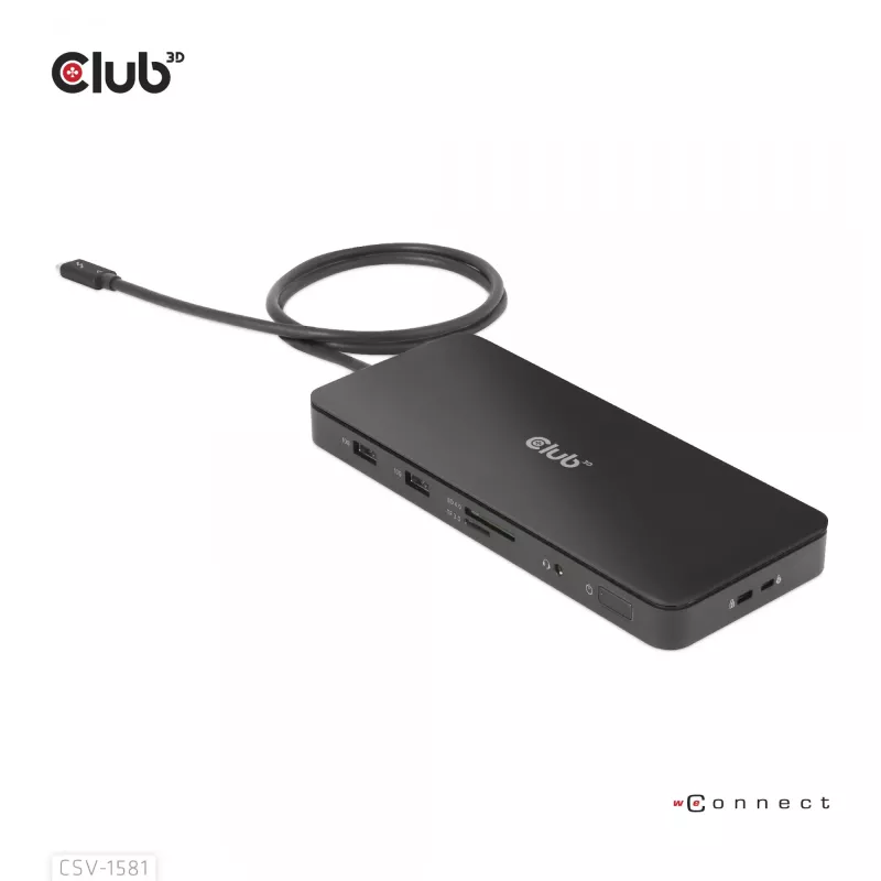Docking stotelė CLUB3D Thunderbolt 4 sertifikuota 11-in-1 140W