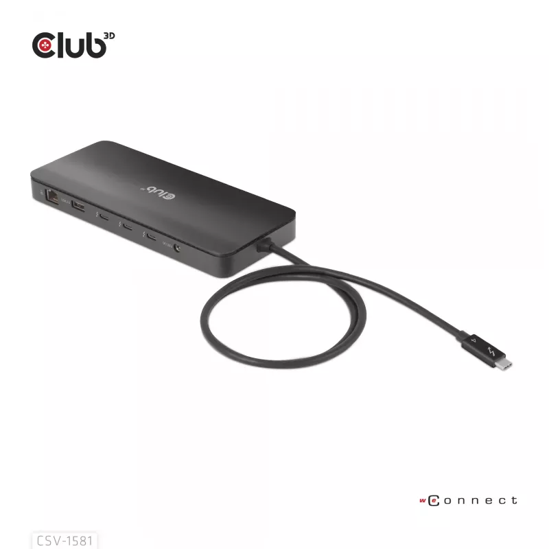 Docking stotelė CLUB3D Thunderbolt 4 sertifikuota 11-in-1 140W