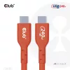 CLUB3D USB2 Type-C abipusis USB-IF sertifikuotas laidas, duomenys 480Mb, PD 240W (48V/5A) EPR, M/M 3m / 9.84 ft