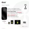 CLUB3D CAC-1914 kelioninis įkroviklis 140 W, GaN technologija, vienas USB Type-C prievadas, PD 3.1