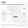 CLUB3D CAC-1914 kelioninis įkroviklis 140 W, GaN technologija, vienas USB Type-C prievadas, PD 3.1