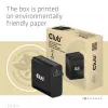 CLUB3D CAC-1914 kelioninis įkroviklis 140 W, GaN technologija, vienas USB Type-C prievadas, PD 3.1