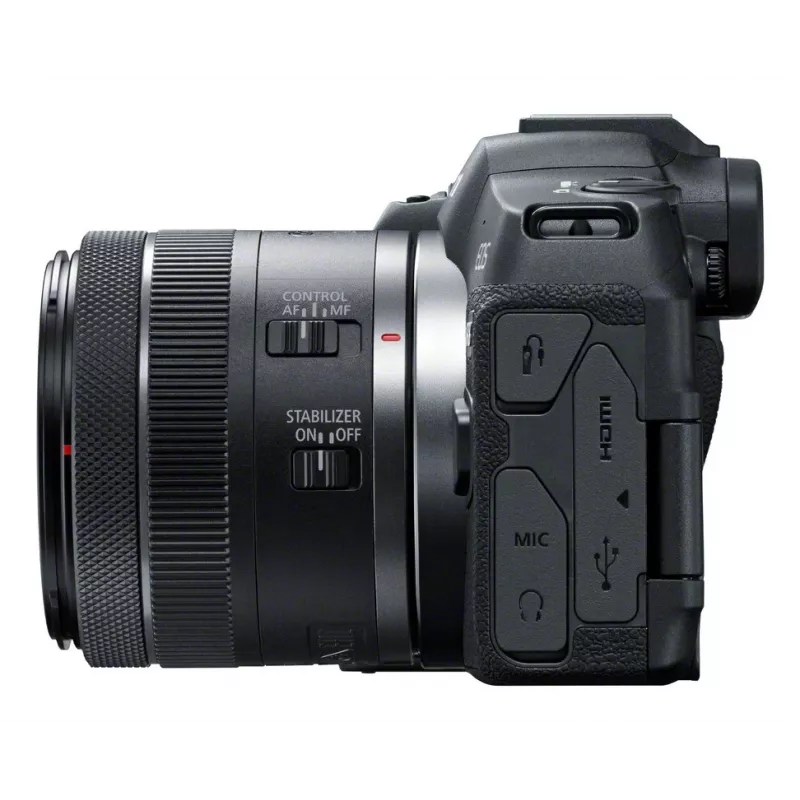 Canon EOS R8 + RF 24-50mm F4.5-6.3 IS STM rinkinys, 24,2 MP, 6000 x 4000 taškų, CMOS, 4K Ultra HD, jutiklinis ekranas, juoda