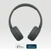 Sony WH-CH520 belaidės ausinės su ausų lankeliu, skambučiams/muzikai, USB Type-C, Bluetooth, juodos