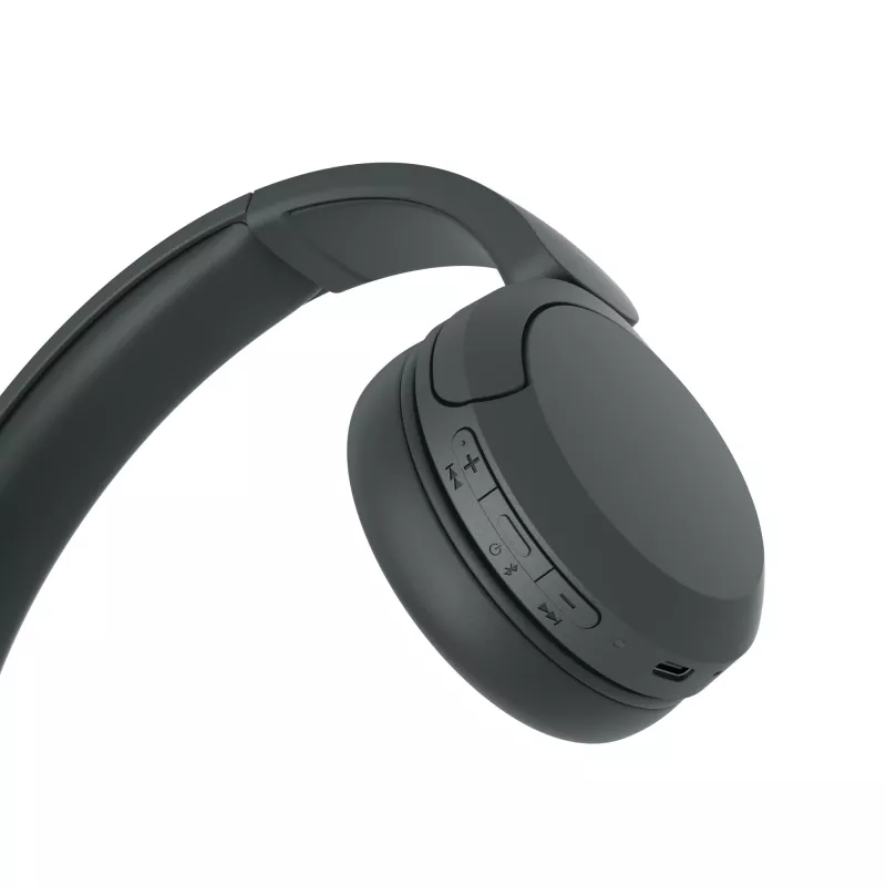 Sony WH-CH520 belaidės ausinės su ausų lankeliu, skambučiams/muzikai, USB Type-C, Bluetooth, juodos