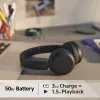 Sony WH-CH520 belaidės ausinės su ausų lankeliu, skambučiams/muzikai, USB Type-C, Bluetooth, juodos