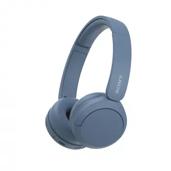 Sony WH-CH520 belaidės ausinės ant galvos, skambučiai/muzika, USB Type-C, Bluetooth, mėlyna
