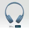 Sony WH-CH520 belaidės ausinės ant galvos, skambučiai/muzika, USB Type-C, Bluetooth, mėlyna