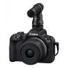 Canon EOS R50, juoda + RF-S 18-45mm F4.5-6.3 IS STM rinkinys, 24,2 MP, 6000 x 4000 pikselių, CMOS, 4K Ultra HD, liečiamas ekranas, juoda