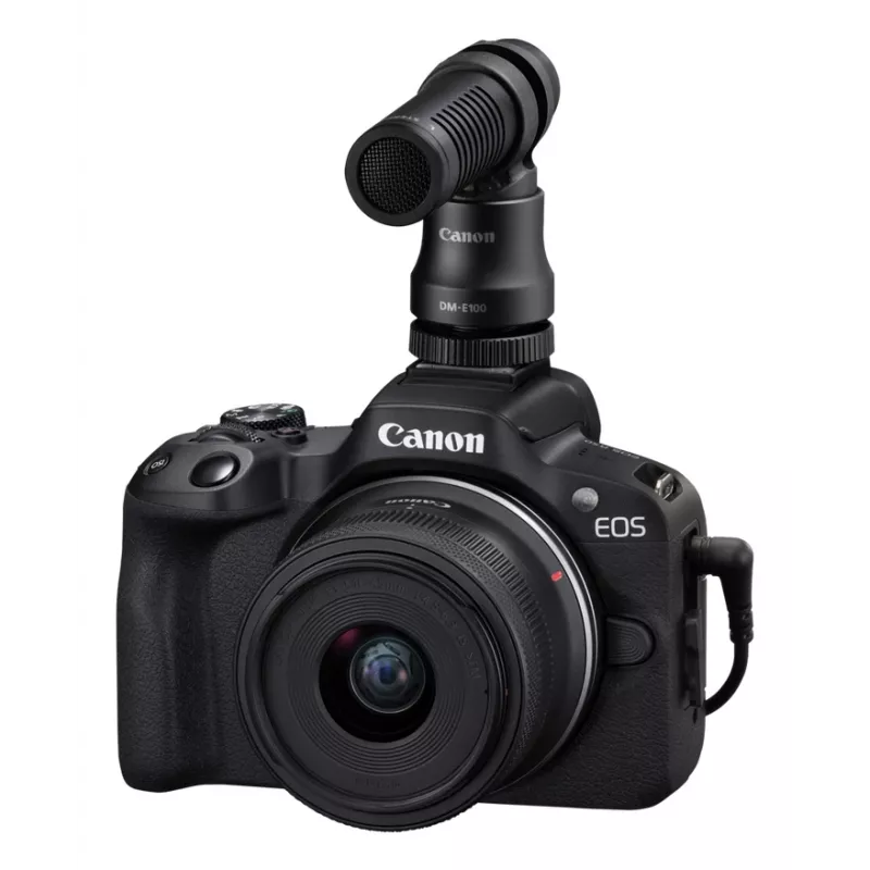 Canon EOS R50, juoda + RF-S 18-45mm F4.5-6.3 IS STM rinkinys, 24,2 MP, 6000 x 4000 pikselių, CMOS, 4K Ultra HD, liečiamas ekranas, juoda