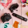 Canon EOS R50, juoda + RF-S 18-45mm F4.5-6.3 IS STM rinkinys, 24,2 MP, 6000 x 4000 pikselių, CMOS, 4K Ultra HD, liečiamas ekranas, juoda