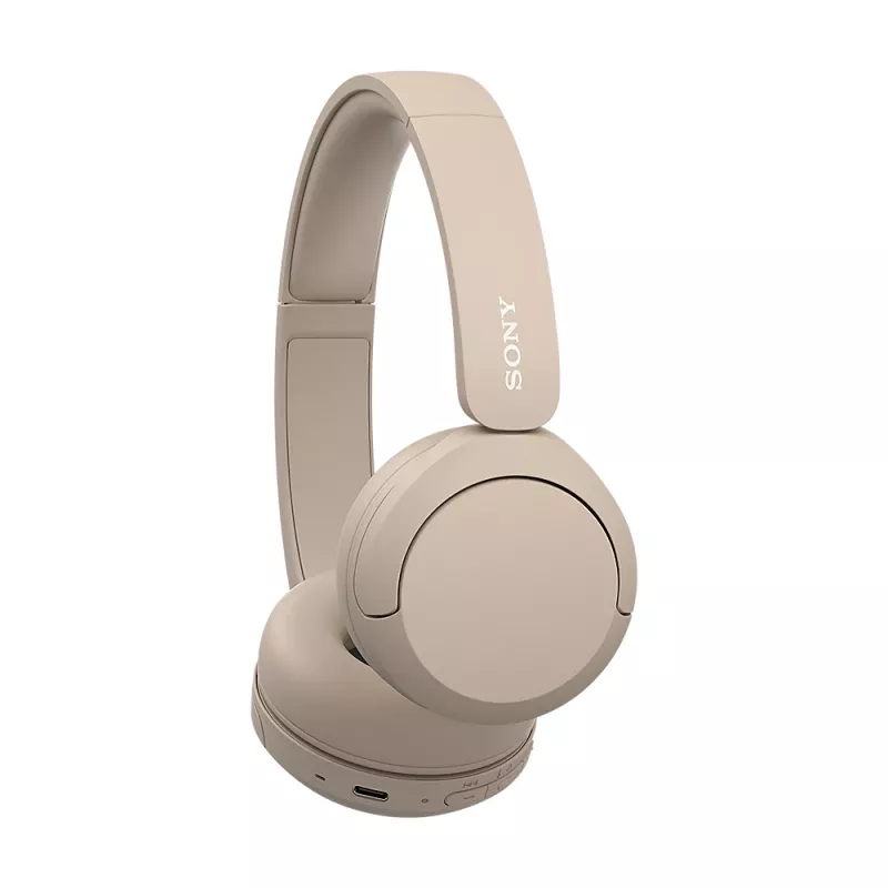 Sony WH-CH520 belaidės ausinės su lankeliu, kreminė
