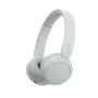 Ausinės Sony WH-CH520 belaidės ant ausų, Bluetooth 5.2, 50 h atkūrimas, USB-C įkrovimas, baltos