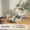 Ausinės Sony WH-CH520 belaidės ant ausų, Bluetooth 5.2, 50 h atkūrimas, USB-C įkrovimas, baltos