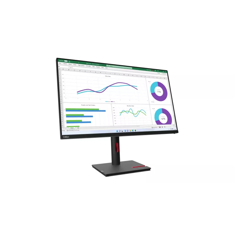 Monitorius Lenovo ThinkVision T32h-30 80 cm (31,5 colio) 2560 x 1440 pikselių Quad HD LED juodas