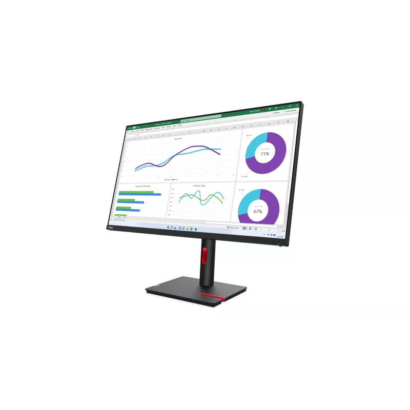Monitorius Lenovo ThinkVision T32h-30 80 cm (31,5 colio) 2560 x 1440 pikselių Quad HD LED juodas