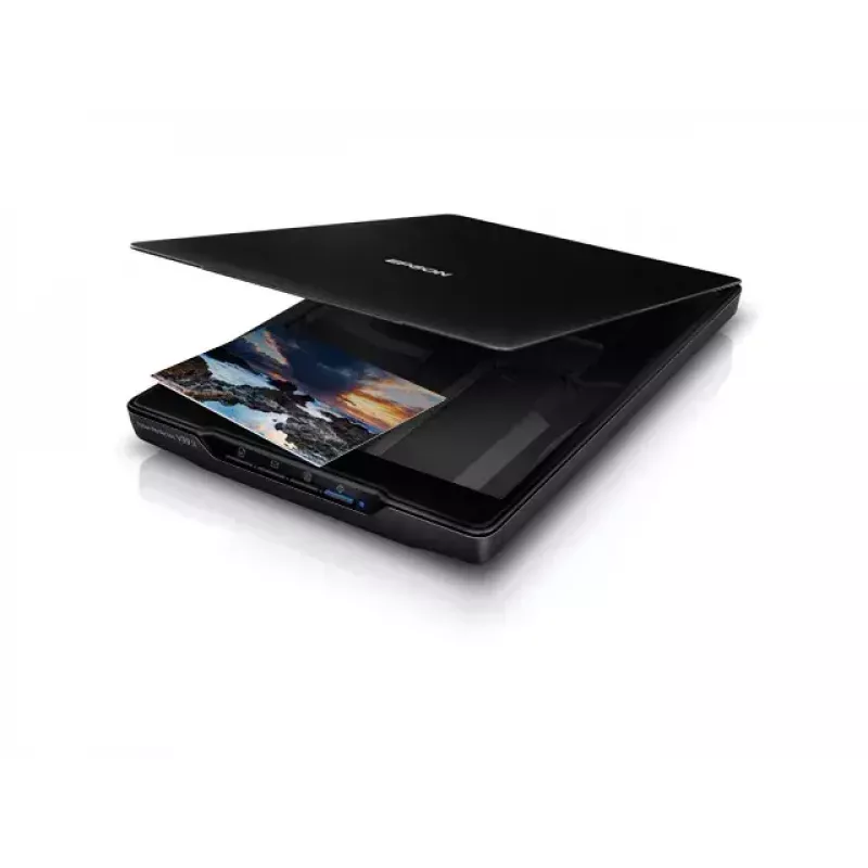 Plokščiasis skaitytuvas Epson Perfection V39II — A4, 4800 x 4800 DPI, CIS, USB maitinimas, juodas