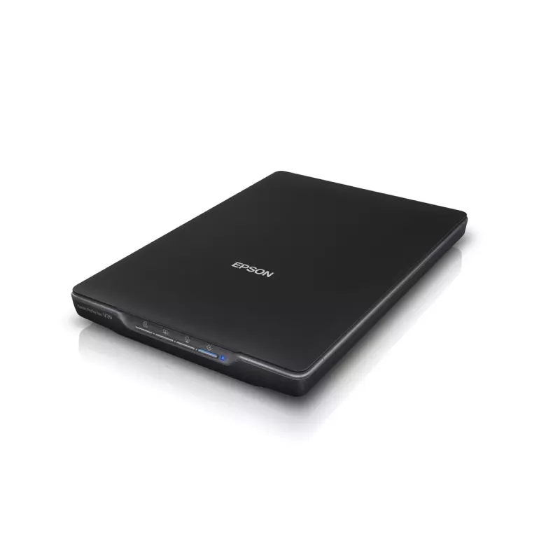 Plokščiasis skaitytuvas Epson Perfection V39II — A4, 4800 x 4800 DPI, CIS, USB maitinimas, juodas