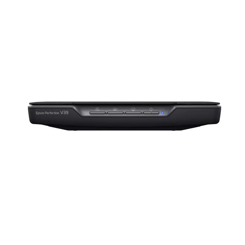 Plokščiasis skaitytuvas Epson Perfection V39II — A4, 4800 x 4800 DPI, CIS, USB maitinimas, juodas