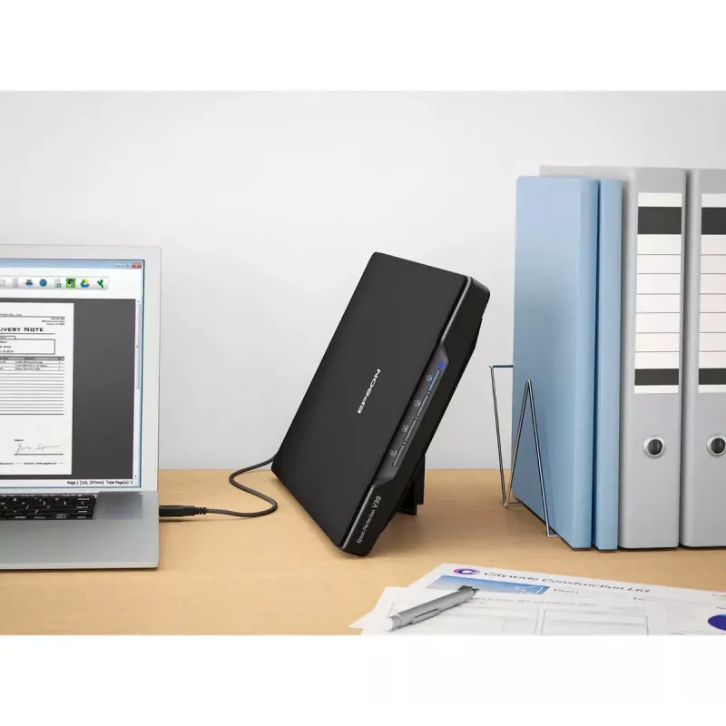 Plokščiasis skaitytuvas Epson Perfection V39II — A4, 4800 x 4800 DPI, CIS, USB maitinimas, juodas
