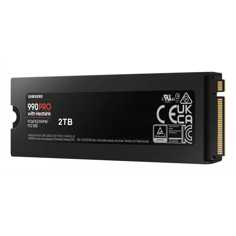Samsung 990 PRO su aušintuvu 2000 GB M.2 NVMe SSD diskas