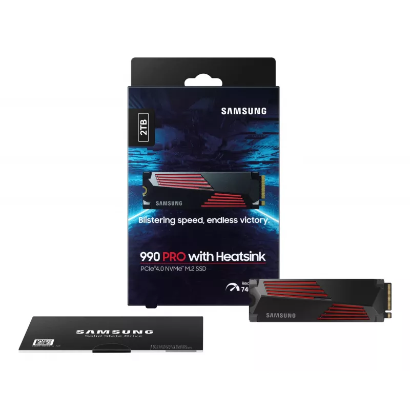Samsung 990 PRO su aušintuvu 2000 GB M.2 NVMe SSD diskas