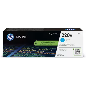 HP 220A CY originalus toneris W2201A 2300 puslapių žalsvai mėlyna
