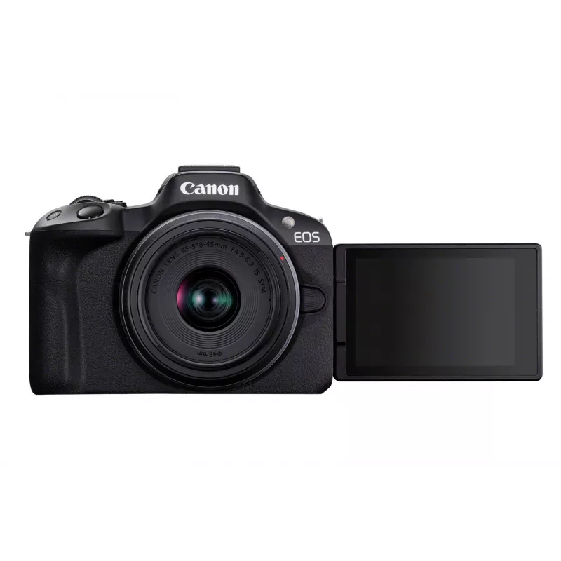 Veidrodinis fotoaparatas Canon EOS R50 juodas 24.2 MP 4K Ultra HD