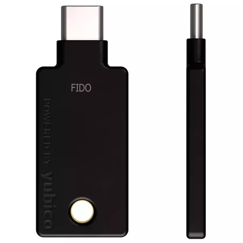 USB raktas autentifikavimui Yubico Juoda