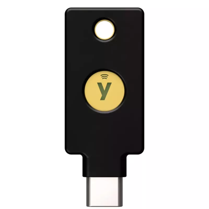 USB raktas autentifikavimui Yubico Juoda