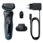 Braun Series 5 51-M1200s vyriškas skustuvas, folijinis skustuvas, trimeris, juoda, mėlyna
