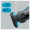 Braun Series 5 51-M1200s vyriškas skustuvas, folijinis skustuvas, trimeris, juoda, mėlyna
