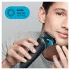 Braun Series 5 51-M1200s vyriškas skustuvas, folijinis skustuvas, trimeris, juoda, mėlyna