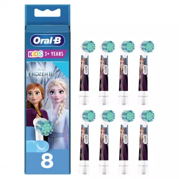 Šepetėlio galvutė Oral-B Kids 81748472 8 vnt. itin minkšti įvairiaspalviai