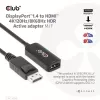 CLUB3D DisplayPort 1.4 į HDMI 4K120Hz/8K60Hz HDR aktyvus adapteris M/F