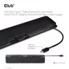 CLUB3D USB Gen1 Type-C Triple Display DP1.4 Alt mode Smart PD3.0 įkrovimo stotelė su 100 W maitinimo šaltiniu