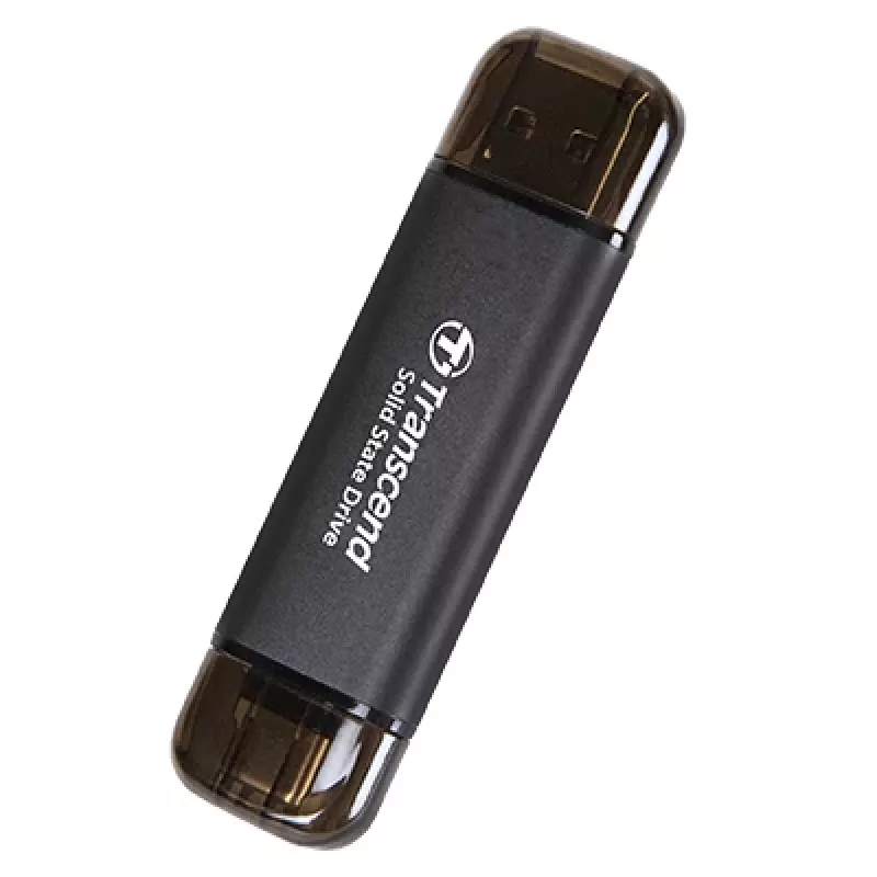 SSD išorinis Transcend 256GB USB Type-A į Type-C USB 3.2 Gen 2x2 ESD310C