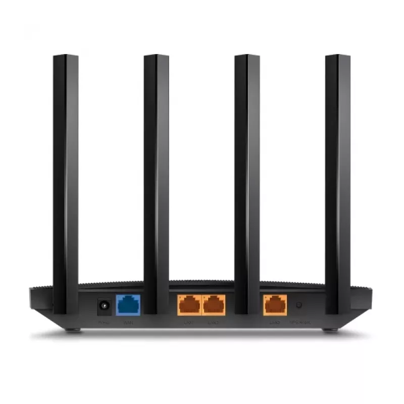 TP-Link Archer AX1500 Wi-Fi 6 maršrutizatorius, dviejų juostų (2,4 GHz / 5 GHz), juodas