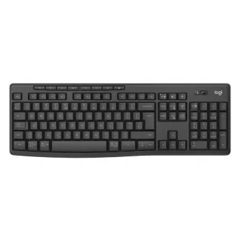 Klaviatūros ir pelės rinkinys Logitech MK370 Combo for Business — pilno dydžio QWERTY (US International), RF Wireless + Bluetooth, grafitas