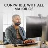 Klaviatūros ir pelės rinkinys Logitech MK370 Combo for Business — pilno dydžio QWERTY (US International), RF Wireless + Bluetooth, grafitas