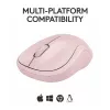 LOGITECH M240 Tyla Pelė - Bluetooth - Rožinė