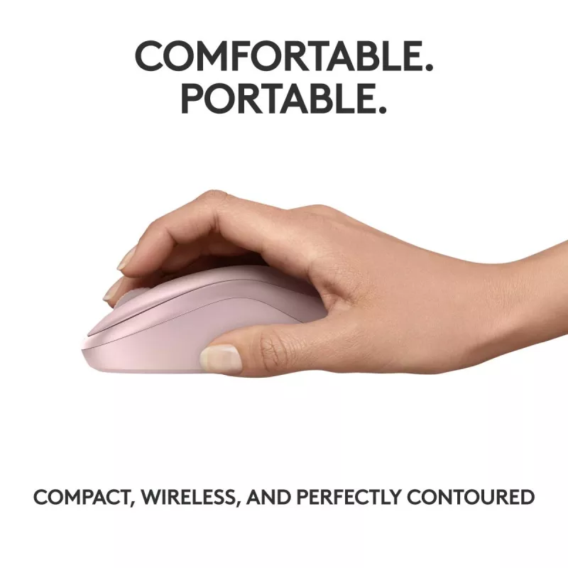 LOGITECH M240 Tyla Pelė - Bluetooth - Rožinė